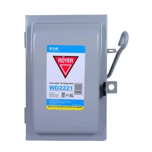 INTERRUPTOR 2 X 30 X 250 REFORZADO ROYER R2221