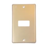 PLACA DE 1 V. DORADA ROYER 5361