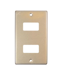 PLACA DE  2 V. DORADA ROYER 5362
