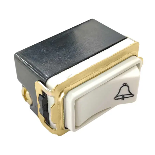 BOTON DE TIMBRE BAQUELITA MARFIL ROYER