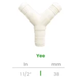 Yee Conekta 1 1/2" - Construcción Robusta y Duradera - y14 - Ideal para Grandes Proyectos