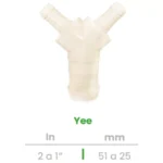 Yee Conekta 2 a 1 1/2" - Reducción Funcional y Precisa - y21 - Ideal para Instalaciones de Gran Escala
