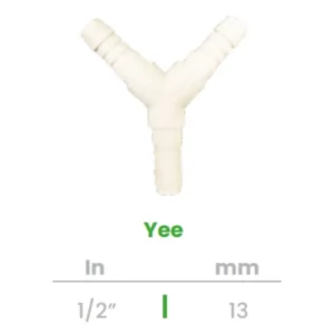 Yee Conekta 1/2" - Construcción Robusta y Fiable - y2 - Compatible con Instalaciones de Agua