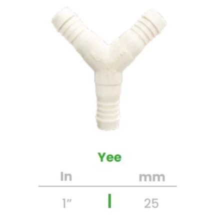 Yee Conekta 1" - Alta Resistencia y Durabilidad - y7 - Diseñado para Proyectos Industriales