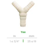 Yee Conekta 1 a 3/4" - Conexión Segura y Precisa - y9 - Perfecta para Uso Residencial
