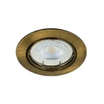 LAMPARA EMPOTR. FIJA S/CRISTAL GX5.3 72MM L/ANTIGU