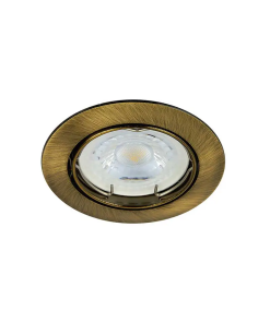LAMPARA EMPOTR. FIJA S/CRISTAL GX5.3 72MM L/ANTIGU
