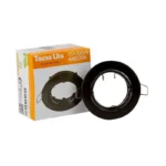 LAMPARA EMPOTR. FIJA S/CRISTAL GX5.3 72MM NEGRO