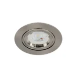 LAMPARA EMPOTR. FIJA S/CRISTAL GX5.3 58MM SATIN