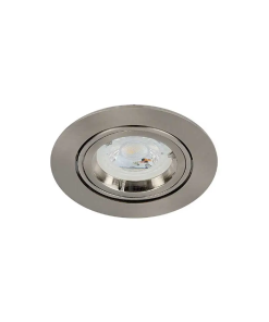 LAMPARA EMPOTR. FIJA S/CRISTAL GX5.3 58MM SATIN