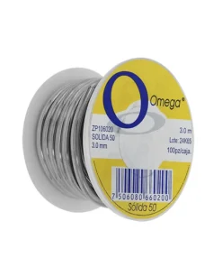 SOLDADURA ESTAÑO 50/50 3MM 3 MTS AMARILLA OMEGA