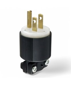 Clavija de entrada recta, 2 polos, 15 A. WD5266-M Arrow Hart