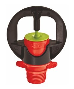 Micro Aspersor Wade Rain 1/2” 290LPH Boquilla 2.4mm, Entrada 1/2" NPT male inlet x 1/2" NPT female, Flujo 290 LPH