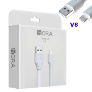 Cable Micro USB V8 1m 2.1A – Carga Rápida en Solo 1 Hora