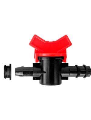 Mini-Válvula Wade Rain Inicial con Goma para Manguera de 16mm, Ideal para Ajustar el Flujo en Sistemas de Riego Personalizados