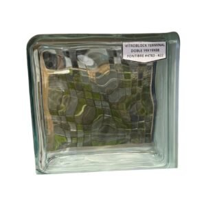 Vidrioblock Terminal Doble 19x19x8 Fontibre