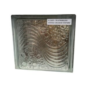 Vidrioblock Oceano 19x19x8 Fontibre