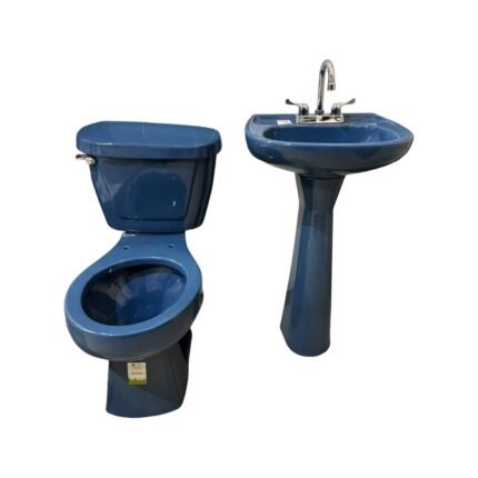 Sanitario color Jazmin Azul Colonial TAZA CATO