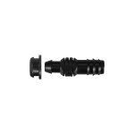 Inicial Wade Rain de 13mm con Goma para Manguera de 16mm, Entrada 13mm, Salida 16mm, Color Negro, Ideal para Conexiones Seguras de Riego