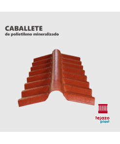 Caballete de Plástico Tejazo 85x134cm - Tecnología de Ajuste Perfecto para Cumbrera de Techos que Evita Filtraciones y Prolonga la Vida Útil (Clave CPT01)