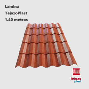 Lámina de Plástico Tejazo 1,50 Metros - Tecnología de Polímeros Duraderos para Techos Residenciales que Protege contra Rayos UV y Lluvia - Ancho 100cm (Clave LT150)