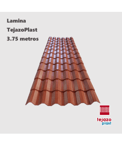 Lámina de Plástico Tejazo 3.45 m - Tecnología de Polietileno Reforzado para Techados Extensos que Reduce Costos de Mantenimiento - Ancho 100cm (Clave LT345)