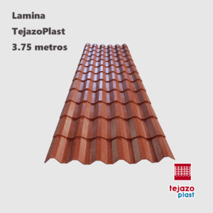 Lámina de Plástico Tejazo 3.45 m - Tecnología de Polietileno Reforzado para Techados Extensos que Reduce Costos de Mantenimiento - Ancho 100cm (Clave LT345)