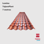 Lámina de Plástico Tejazo 7.00 m - Tecnología de Máxima Extensión para Grandes Cubiertas que Facilita Instalaciones Rápidas y Seguras - Ancho 100cm (Clave LT700)