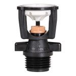 Mini-Wobbler Wade Rain Boquilla #5 1/2" Mpt, Entrada 1/2" NPT, Flujo 145-191 LPH, Diámetro 9.5-10.7m, Presión de Operación 1.03-1.72 PSI