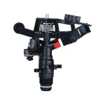 Aspersor Wade Rain 1/2" Parcial Plástico sin Boquilla, Entrada 1/2" NPT, Presión de Operación 2.0-4.0 kg/cm2, Trayectoria 25°, Mecanismo de Impacto, Rango de Radio 9.0-13.0m, Flujo 0.27 LPS, Peso 0.070 kg