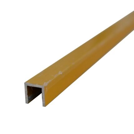 Bagueta de Aluminio Oro Número 2 – 1 Unidad – 6 metros
