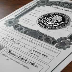 Impresión de Acta de Nacimiento – Formato Oficial – Lista para Trámites