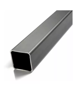 Tubo PTR 1" Cuadrado – Calibre 14 – Color Negro – Acero Galvanizado – 6 metros