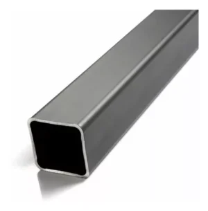 Tubo PTR 1" Cuadrado – Calibre 14 – Color Negro – Acero Galvanizado – 6 metros