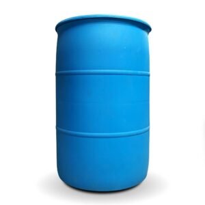 Tambo o tonel De Plástico Azul Cerrado De 220 Litros