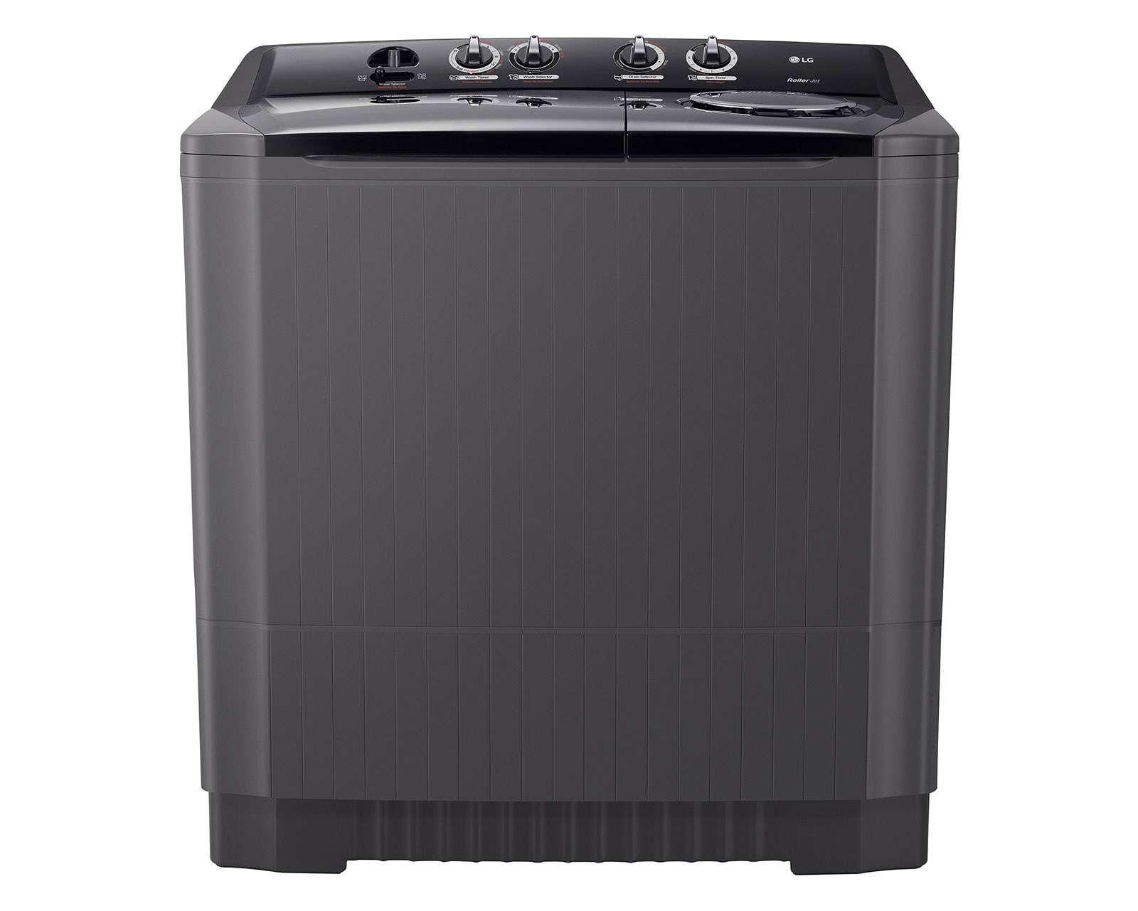 Lavadora LG Dos Tinas 18 kg Gris WP18MAR – Capacidad doble con resistencia duradera - Image 2