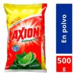 Detergente Lavatrastes Axion Limón en Polvo 500 g | Poder Desengrasante