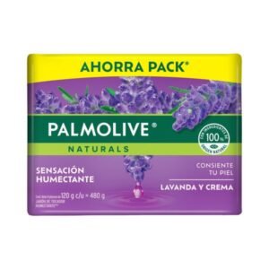 Jabón Palmolive Lavanda y Crema 120 g | Suavidad y Frescura