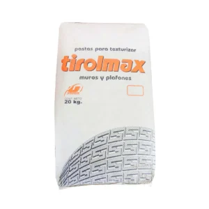 Saco de TirolMax Color Beige de 20 Kilogramos – Recubrimiento Resistente y Fácil de Aplicar para Muros y Fachadas Duraderas