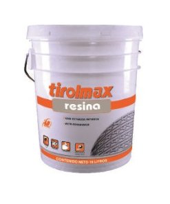 Cubeta de Resina TirolMax de 19 Litros – Adhesión Fuerte y Duradera para Boquillas, Juntas y Reparación de Superficies