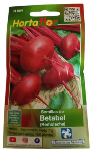 Semillas de Betabel HORTAFLOR – raíces dulces y nutritivas ideales para jugos, ensaladas y guisos