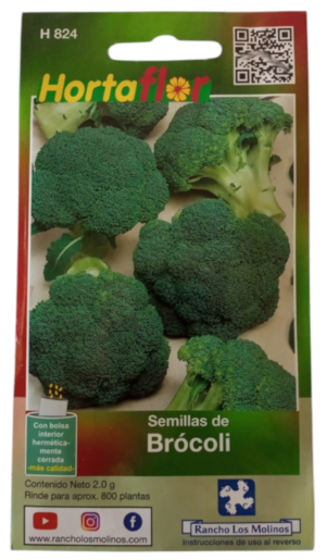 Semillas de Brócoli HORTAFLOR – cultivo nutritivo para cosechas ricas en vitaminas y antioxidantes