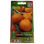 Semillas de Cebollas Amarillas HORTAFLOR – variedad de sabor suave para ensaladas, guisos y asados