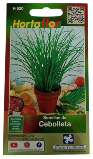 Semillas de Cebolleta HORTAFLOR – cebollas tiernas y frescas para ensaladas, guisos y cocina diaria