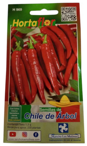Semillas de Chile de Árbol VITA – chiles secos muy picantes ideales para moles, salsas y adobos