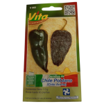 Semillas de Chile Poblano HORTAFLOR – ideal para cosechar chiles grandes y carnosos perfectos para rellenar