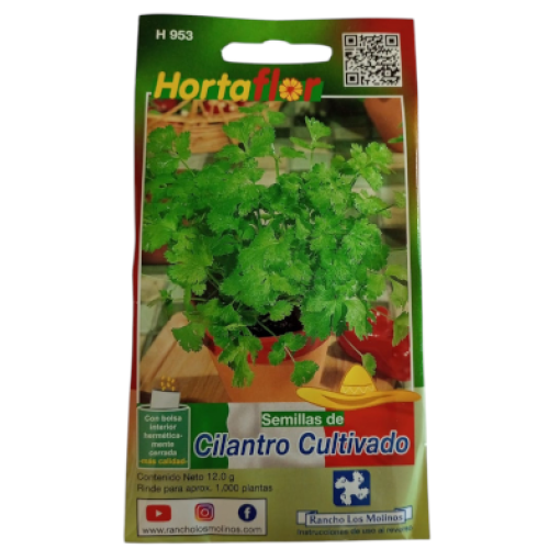 Semillas de Cilantro HORTAFLOR – hierba aromática imprescindible para tacos, salsas y guisos mexicanos