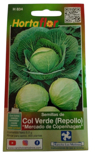 Semillas de Col HORTAFLOR – variedad básica para cosechar col fresca y versátil en la cocina