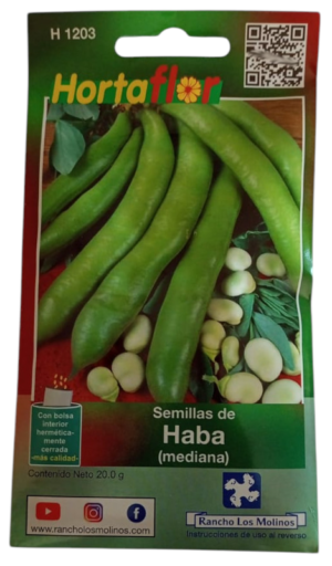 Semillas de Haba HORTAFLOR – leguminosa nutritiva ideal para guisos tradicionales y enriquecer el suelo