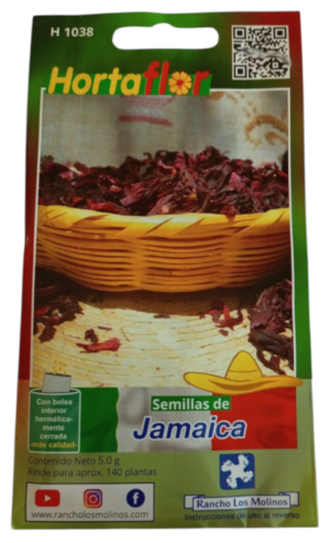 Semillas de Jamaica HORTAFLOR – flores ideales para preparar agua fresca, infusiones y remedios caseros